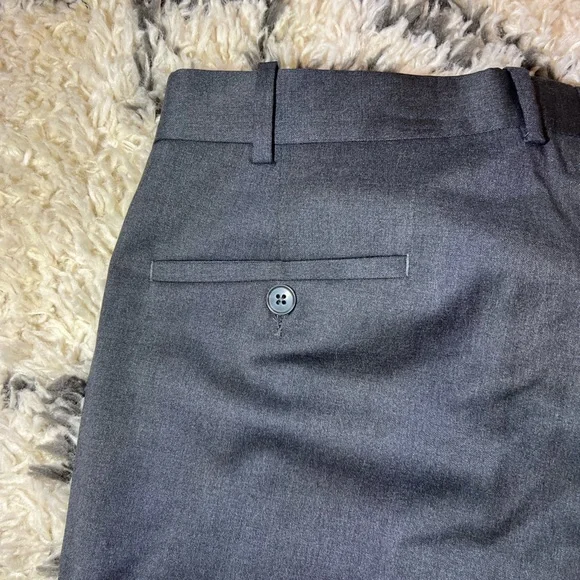 Peter Millar Pants Mens 38R Grey Harker Wool Stretch Flat Front Dress Slacks NWT